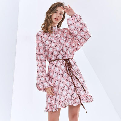 KATRINA Boho Mini Dress in colors