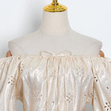 KEIRA Ruffled Eyelet Mini Dress