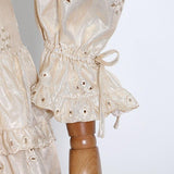 KEIRA Ruffled Eyelet Mini Dress