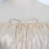 KEIRA Ruffled Eyelet Mini Dress