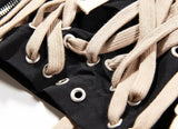 Lace up Bandage High Waist Skirt