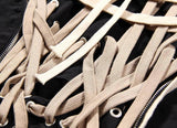 Lace up Bandage High Waist Skirt