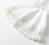 Primetime Looks-Lacey crop top and skirt set