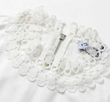 Primetime Looks-Lacey crop top and skirt set