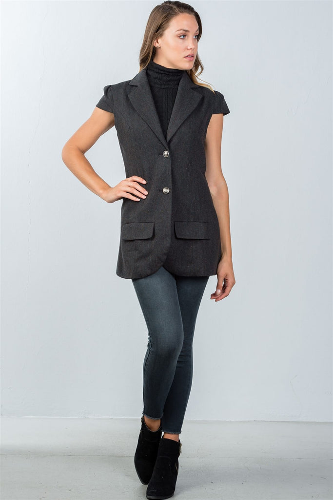 Primetime Looks-Ladies fashion cap sleeve vest
