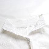 Primetime Looks-Lantern sleeve jacket and shorts set in white
