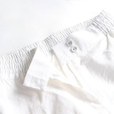 Primetime Looks-Lantern sleeve jacket and shorts set in white