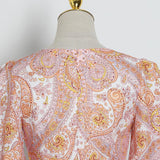 Primetime Looks-Lantern Top and Lace up Skirt In Set