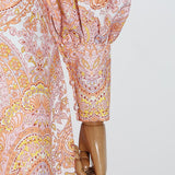 Primetime Looks-Lantern Top and Lace up Skirt In Set