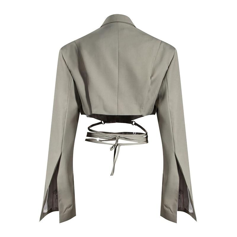 Lapel jacket and pleated skirt set in colors