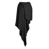 Lapel jacket and pleated skirt set in colors