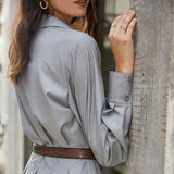 LAUREN Button Down Maxi Dress