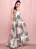LEONA High waist Tube Maxi Dress