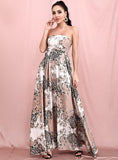 LEONA High waist Tube Maxi Dress