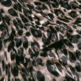 Leopard Print Blazer and Wide Leg Pant Set