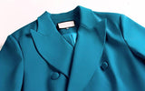 Primetime Looks-Long blazer and lantern pants set