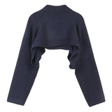 Loose Crop Sweater in colors