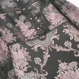 LOTTY turtleneck floral mini dress
