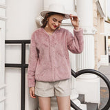 Lush velvety plush Jacket