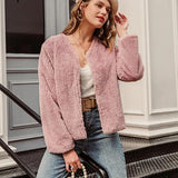 Lush velvety plush Jacket