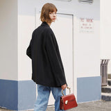 Primetime Looks-Luxe Blazer with Detachable Obi Belt