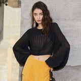 Luxe Blousy Crop Top