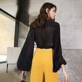 Luxe Blousy Crop Top