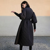 Luxe Quilted Dressy Coat