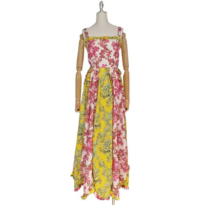 LUZ Patchwork Maxi Dress