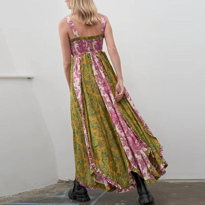 LUZ Patchwork Maxi Dress