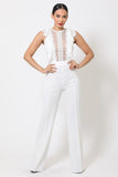 Primetime Looks-MAGIC sheer lace jumpsuit in colors