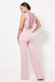 Primetime Looks-MAGIC sheer lace jumpsuit in colors
