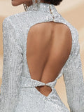 MARI Classy Sequin Maxi Dress