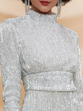 MARI Classy Sequin Maxi Dress