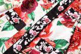 Modern Vintage Flowery Button Overcoat