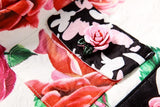 Modern Vintage Flowery Button Overcoat