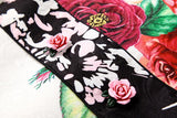 Modern Vintage Flowery Button Overcoat