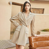 NIDA Cut-out Waist Mini Dress