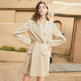 NIDA Cut-out Waist Mini Dress