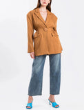 Primetime Looks-Notched collar fitted blazer