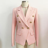 Notched Lapel Blazer in pastel colors