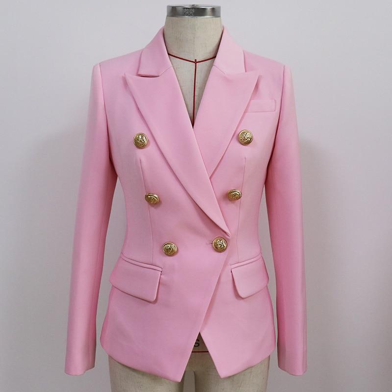 Notched Lapel Blazer in pastel colors