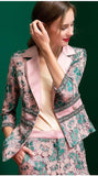 Primetime Looks-OASIS Floral tunic and pants set