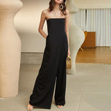 Primetime Looks-Off-shoulder wide-leg holiday jumpsuit