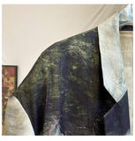 Primetime Looks-Ombre Lapel Loose Fit Blazer