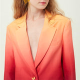 Primetime Looks-Ombre oversized blazer