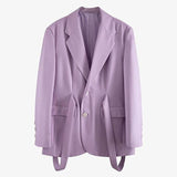 Oversize blazer in lilac