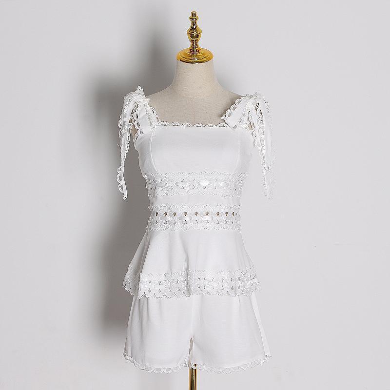Primetime Looks-Peplum top and shorts holiday set in colors