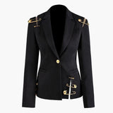 PIN IT UP elegant black blazer