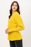 Puff Sleeve Sweater in Yellow